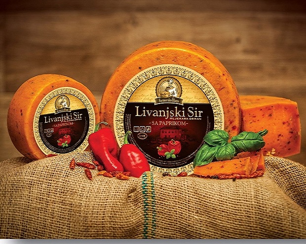 Livanjski cheese with paprika